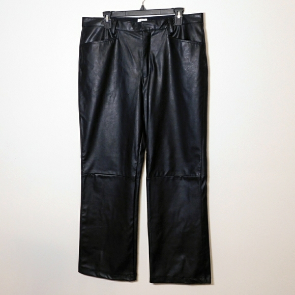 Mens vintage Calvin klein leather pants - Picture 1 of 4